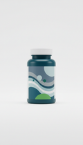 Omega-3 softgel capsules bottle for purity